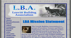 Desktop Screenshot of leavittbulldogassociation.com